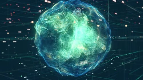 Abstract technology big data concept.