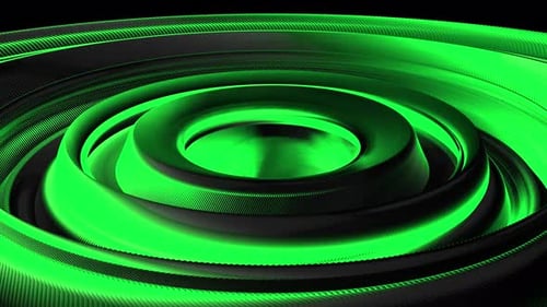 4K abstrakte grüne Loch-Hintergrund
