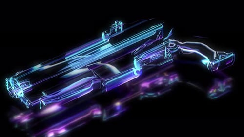 Arma digital Cyberpunk Skyfi HUD