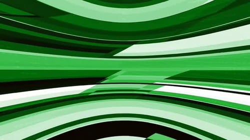 Green White Shape Technology Motion Background