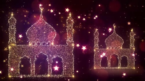 Ramadan Mosque Glitters
