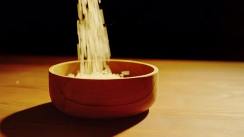 Rice Texture Closeup