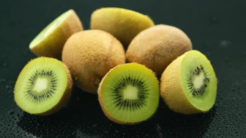 Halves of Green Kiwi