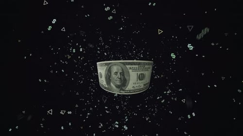 Flying Dollar Bill in Geometric Data Tunnel