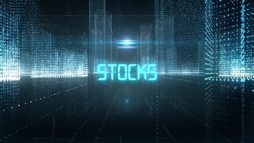 Skyscrapers Digital City Economics Word Stocks