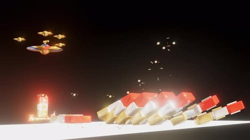 Jeux vidéo drôles de dessins animés pour enfants 3d Render 3