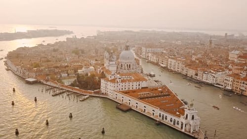 Aerial View of Venice Italy