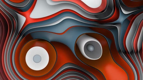 Abstract Colorful Wavy Background