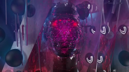 Nahtloses Filmmaterial von VJ Pulsating Face