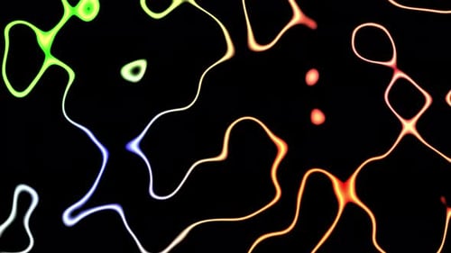 Abstrakter Hintergrund Bunte Neonlinien