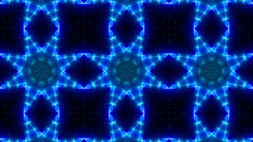 Vj Neon Lights Wave Kaleidoscope Loop 4K 06