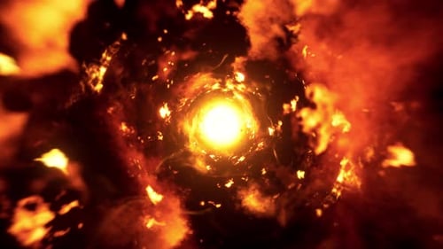 Abstrakter Flammenenergieeffekt 4K 02