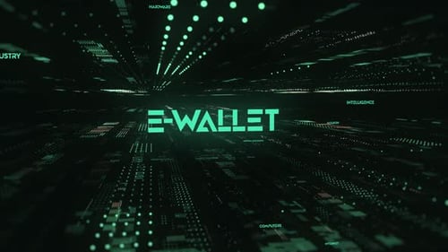 Sci-Fi-Digitaldaten Word E Wallet