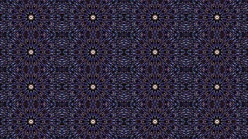 colorful lines glowing waves flower shape background kaleidoscope abstract