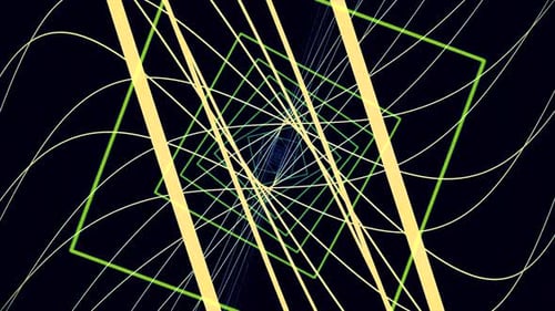 Colorful magnetic rhombus tunnel