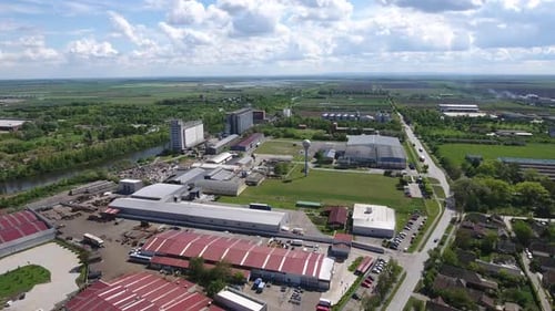 Industrial Area Aerial