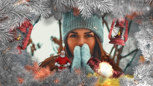 Christmas Pine Frame Photo and Video Reveal