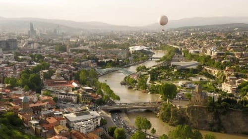 Aerial View of Tbilisi