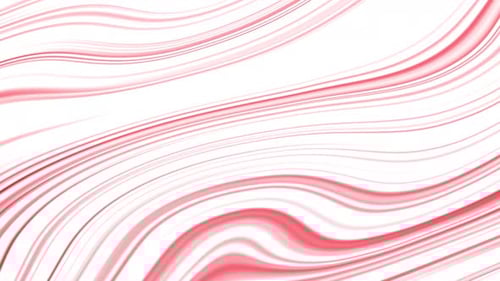 Animated White Coloring Seamless Loop Curved Dynamic Smooth Wavy Line Background