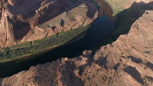 Aerial view of the Horseshoe Bend