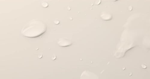 Abstract water drops on grey background, macro, Bubbles close up