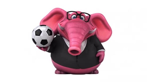Lustiger Elefant - 3D-Animation