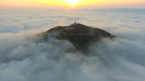 Highest Mosque in the World Above Clouds