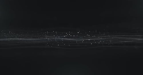 Black Line Particles Background