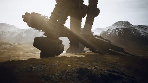 Old Abandonned Unidentified Flying Object at the Earth