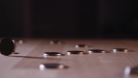 sprinkle a handful of coins on the table, Business, Corporate Stock ...