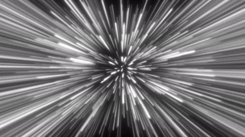 Lumières néon colorées de boucle de saut hyperespace V4