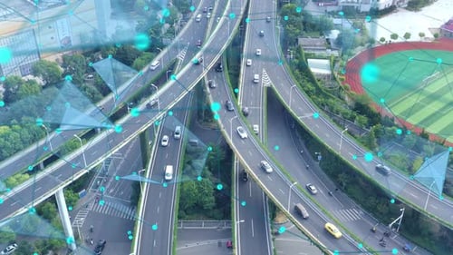 Smart traffic big Data concept