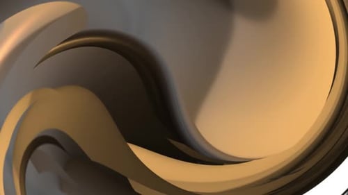 Organic Abstract Morphing Swirl Background Animation