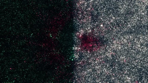 Shimmering Abstract Particles Background Transition