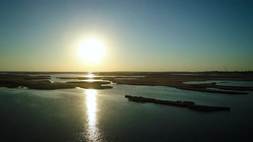 Unusual Islands on a Beautiful Lake