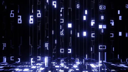 Vj Loop, goutte abstraite, fond multicolore 02