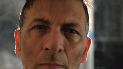 Dramatic Man's Face with Changing Lighting