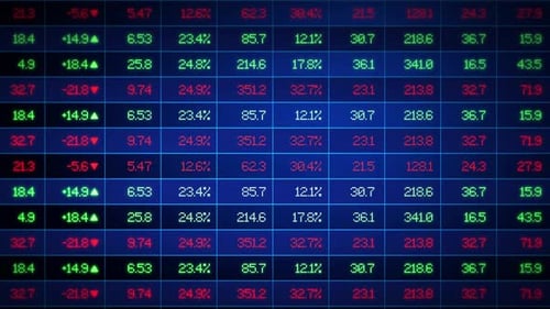 Stock Market Financial Data Board