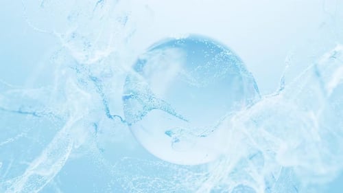 Abstract wave particles pattern