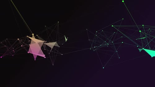 Network Abstract background