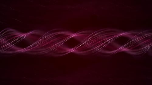 Dynamic Abstract Wavy Particle Stream Background