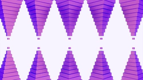 Repeating Symmetrical Pattern of Triangles