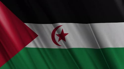 Flagge der Arabischen Demokratischen Republik Saharaui