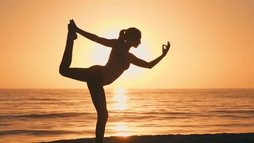 Girl Practicing Yoga