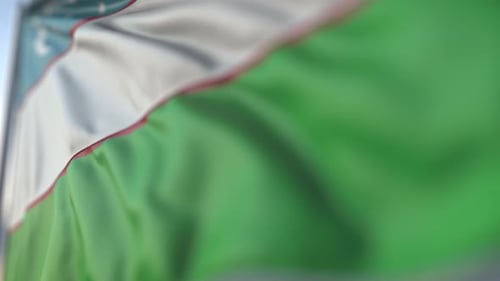 Fluid Waving Flag Animated Motion Background