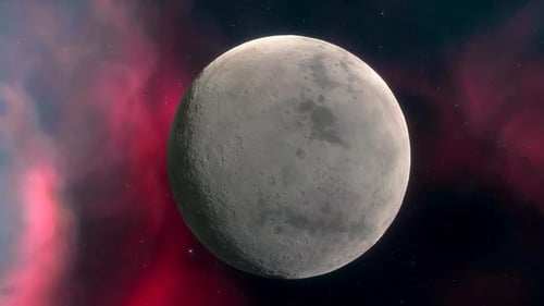 Space Background - Rocky Moon