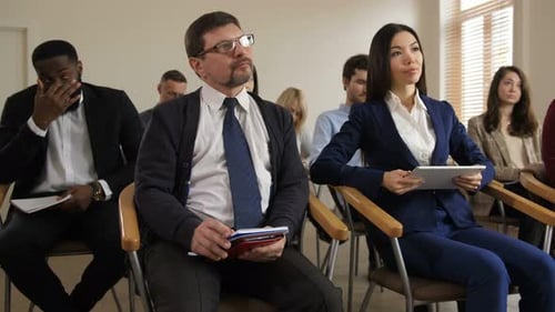 Professionals Attending Corporate Conference
