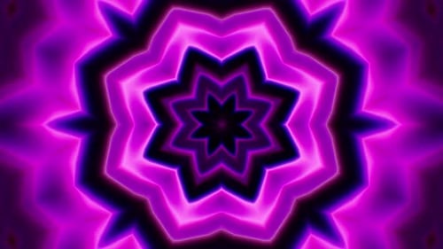 Boucle kaléidoscope violette 4K 04