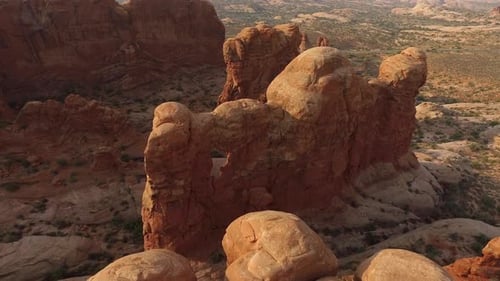 Arches National Park aerial view