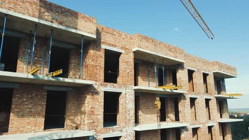 Construcción de un edificio de varios pisos